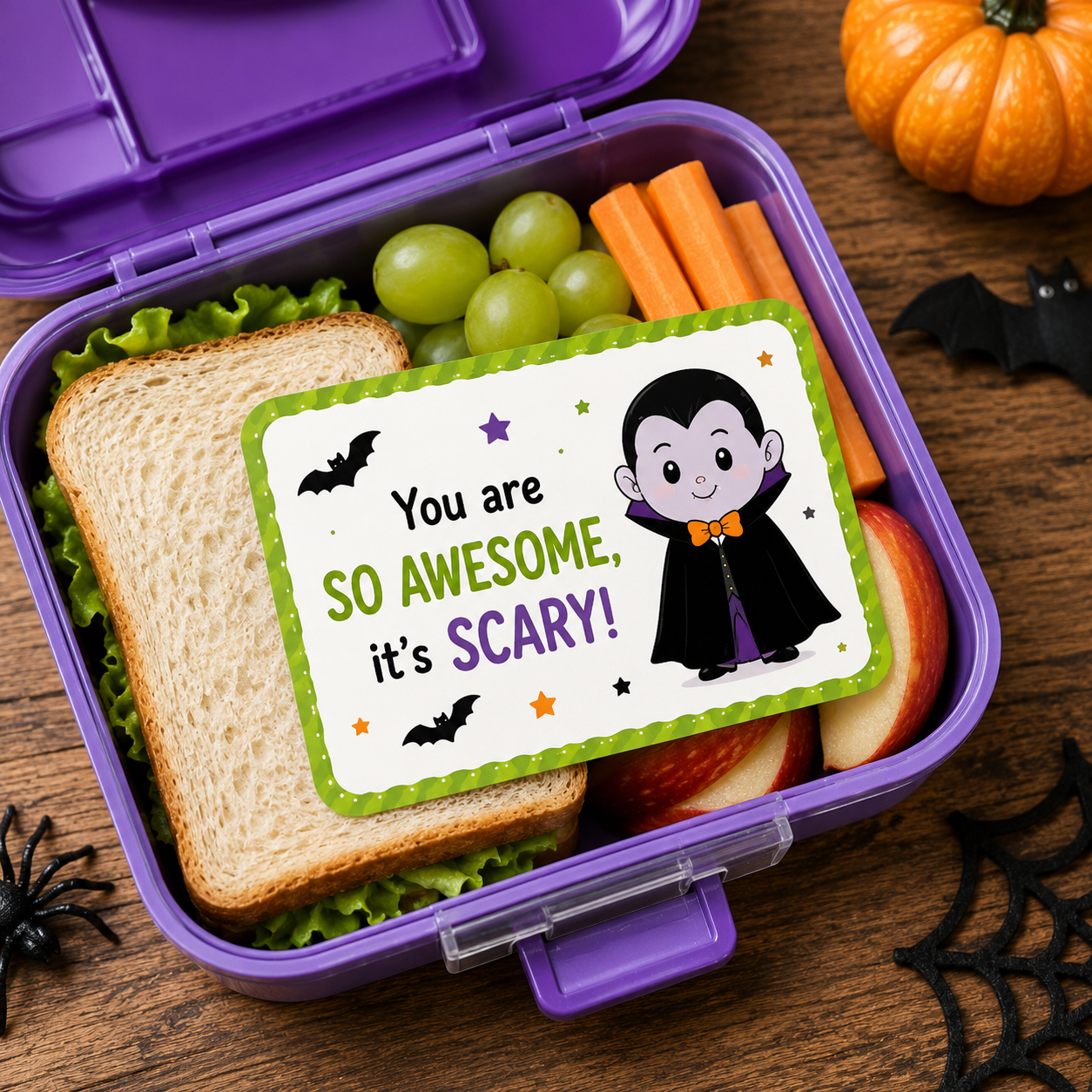 Halloween lunchbox Notes For Kids
