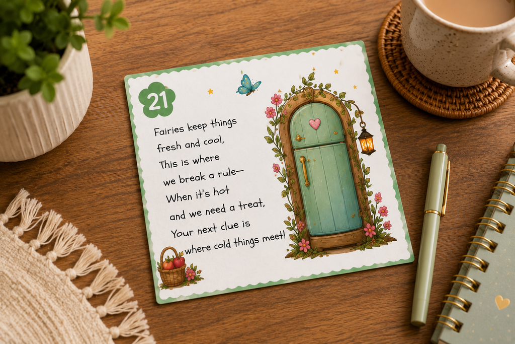Fairy Indoor Treasure Hunt For Kids.