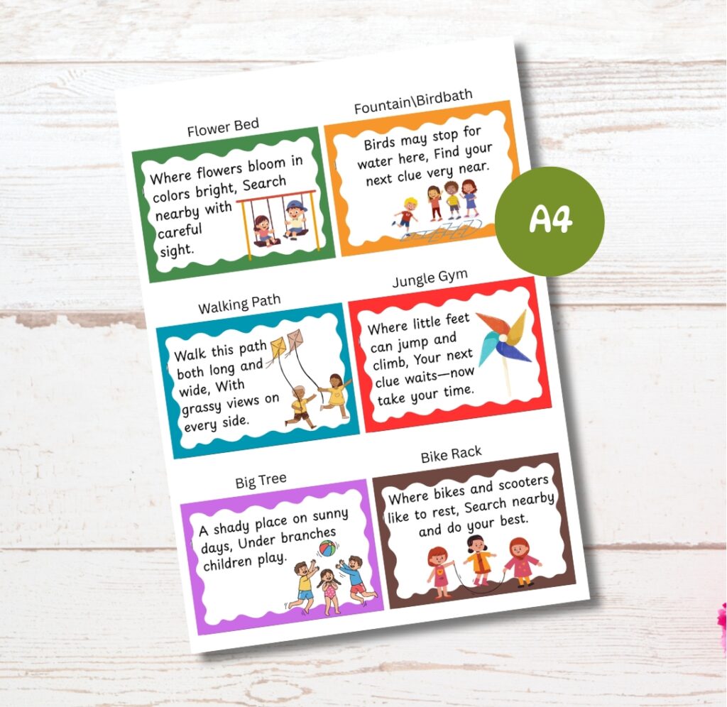  Printable treasure hunt clues